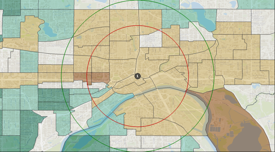 St. Paul, Minnesota - Average Household Expenditure for Health Insurance